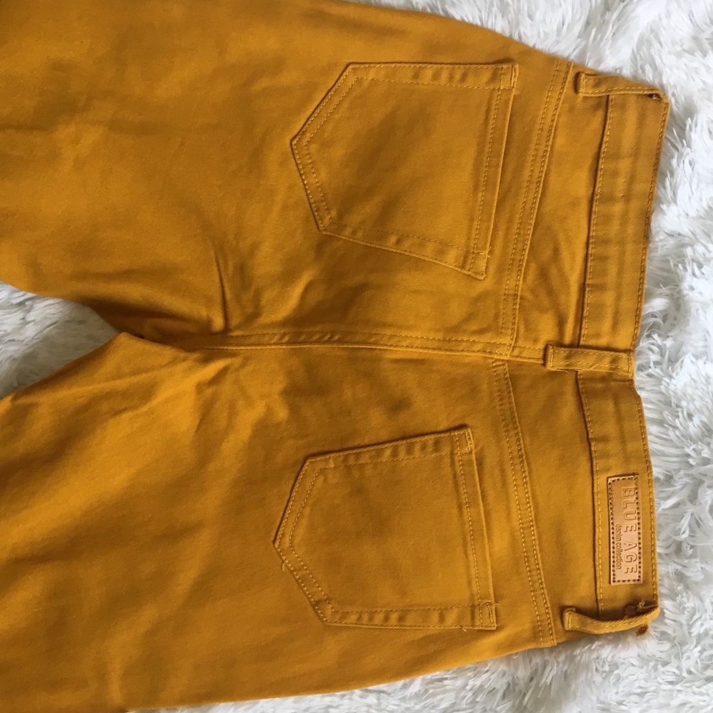 Yellow destroyed jeans - Picture 6 of 6